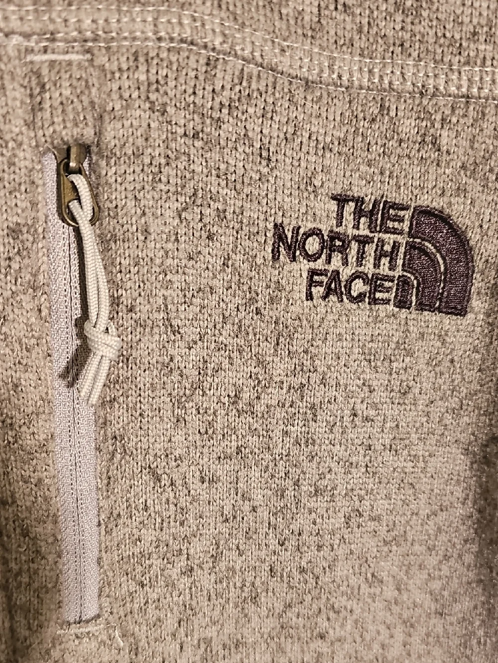 The North Face Gordon Lyons‎ Zip Jacket Mens Size S Gray Heather Fleece NF0A3LH7